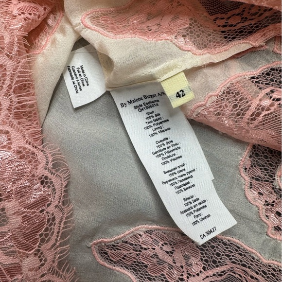 BY MALENE BIRGER Dress with 3/4 sleeves and Lace - Picture 4 of 9